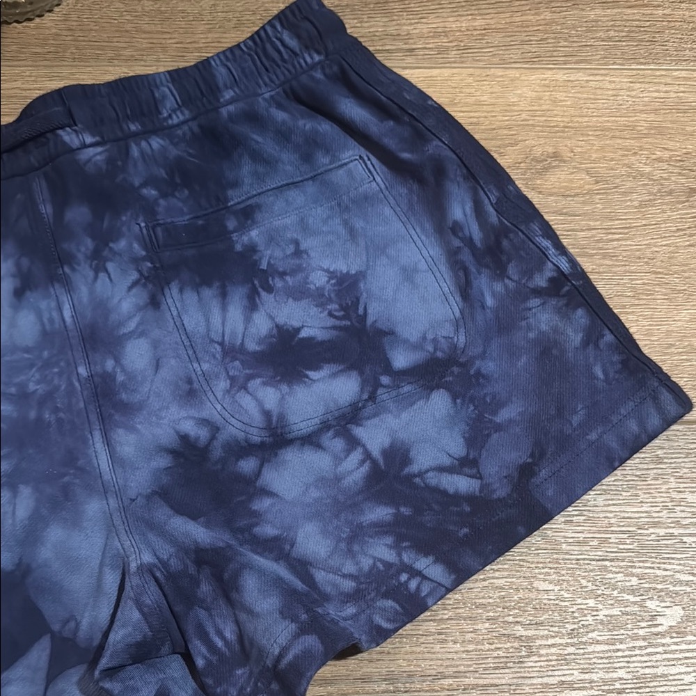 Athleta Blue Tie-Dye Athletic Shorts - Picture 9 of 10